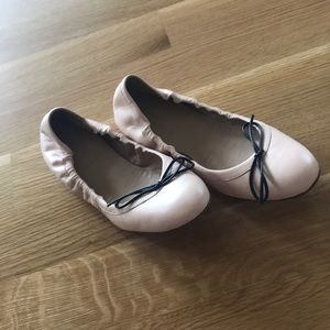 J. Crew Leather Ballet Flats